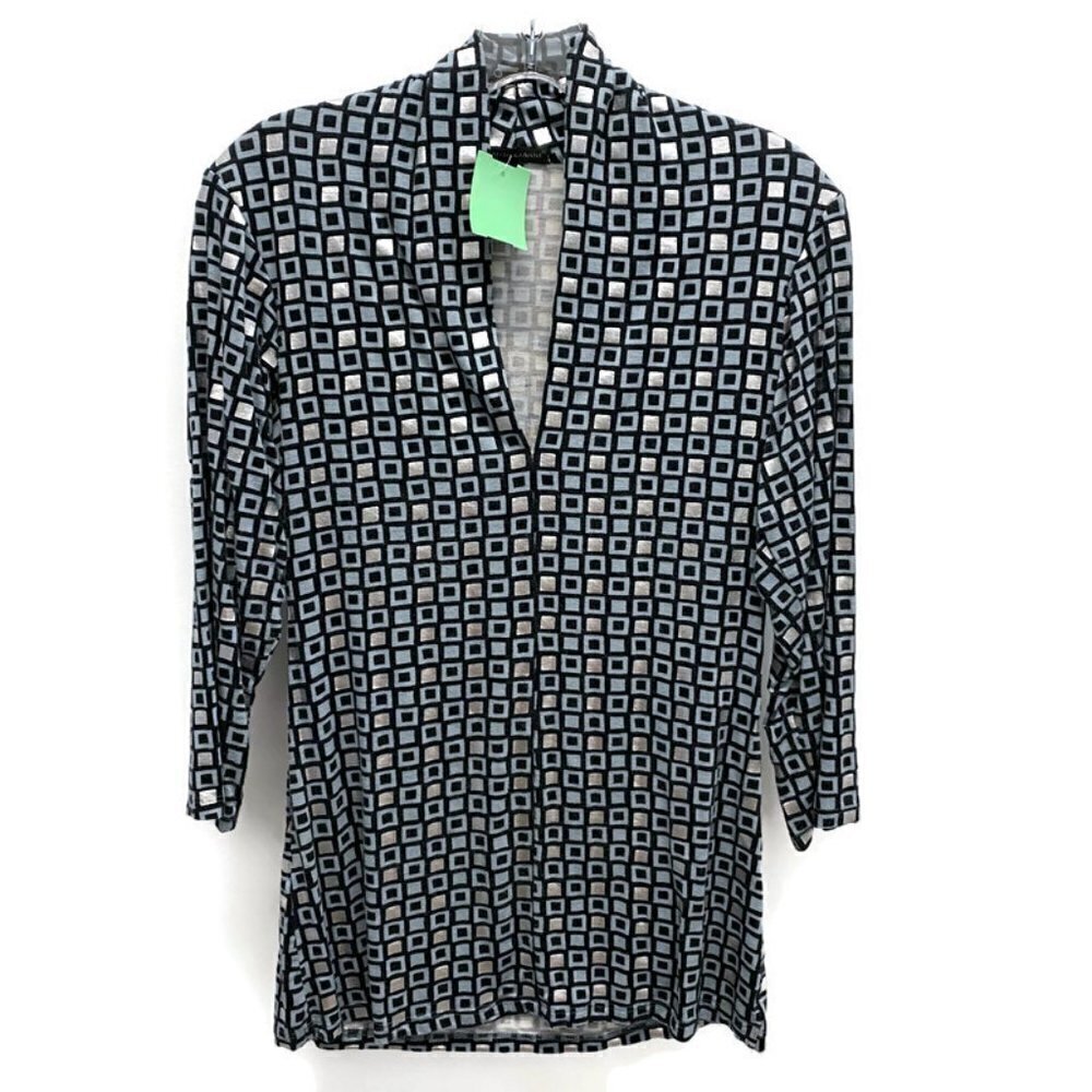Fabrizio Gianni Black & Slate w/Metallic Top